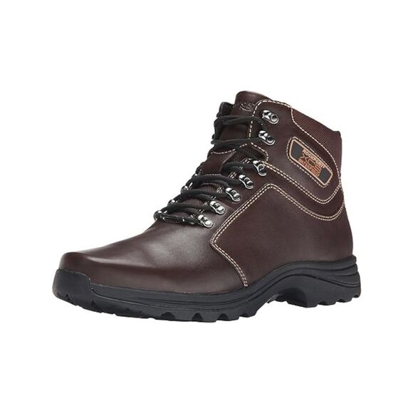 Sepatu Rockport Brown Leather Boots Toe Boot Rockport Boundary